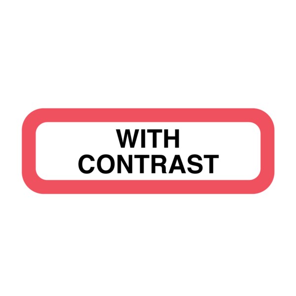 Nevs Position Labels - With Contrast 1/2" x 1-1/2" White w/Red & Black XP-750 - main